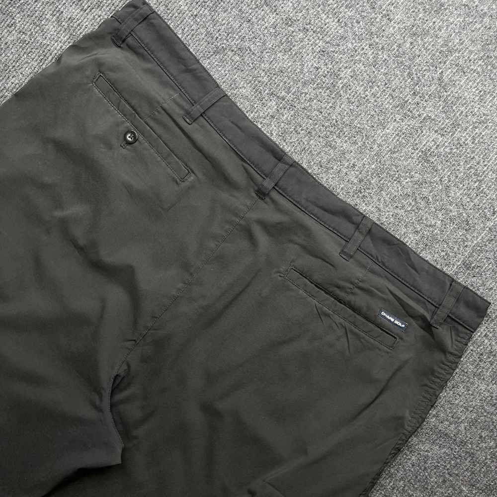 Chaps Golf Mens Shorts 42 Gray Performance Stretch Flat Front Casual Active